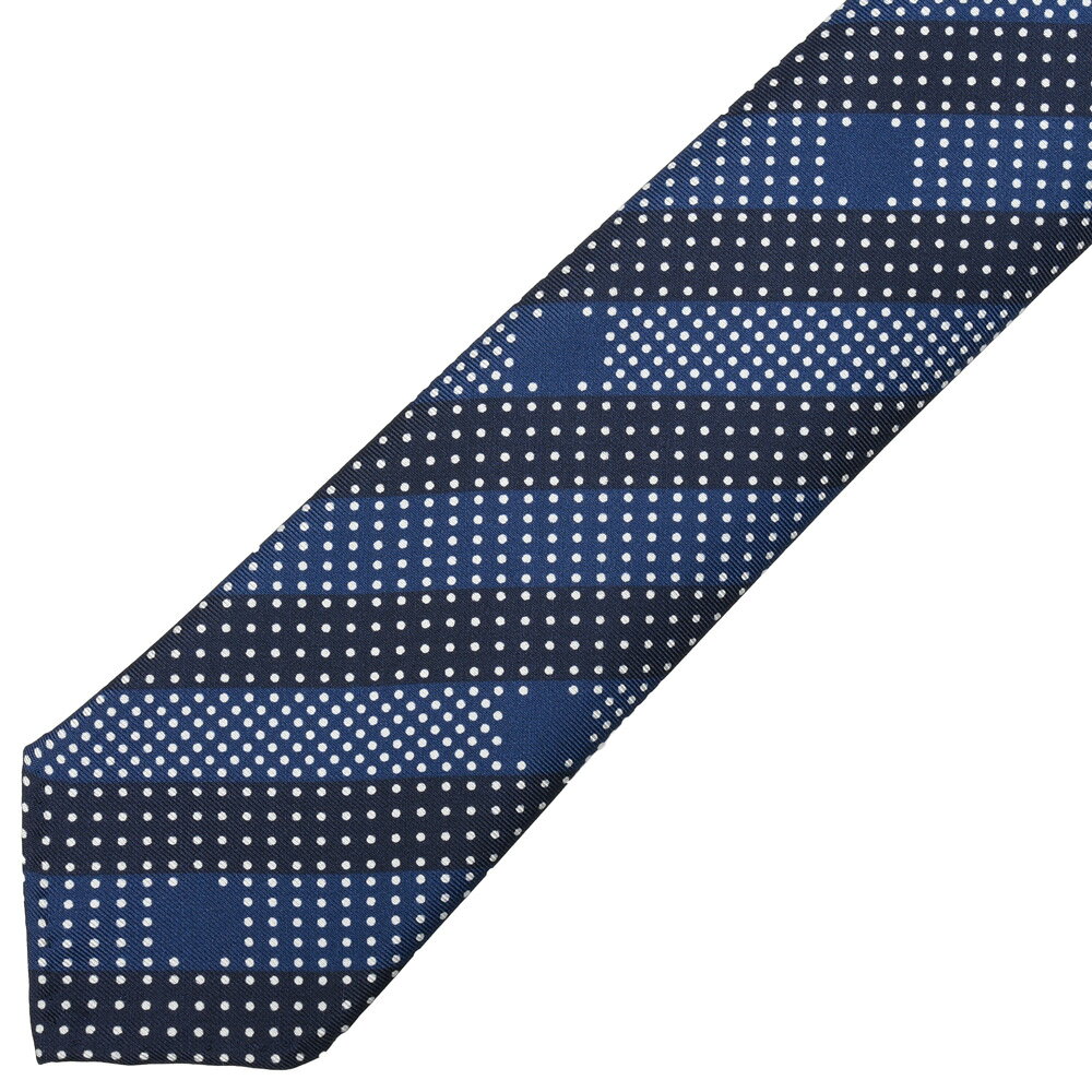 Rakuten - garoh（ガロウ）tie02 シルクドット×ストライプセッテピエゲタイ 18261800186