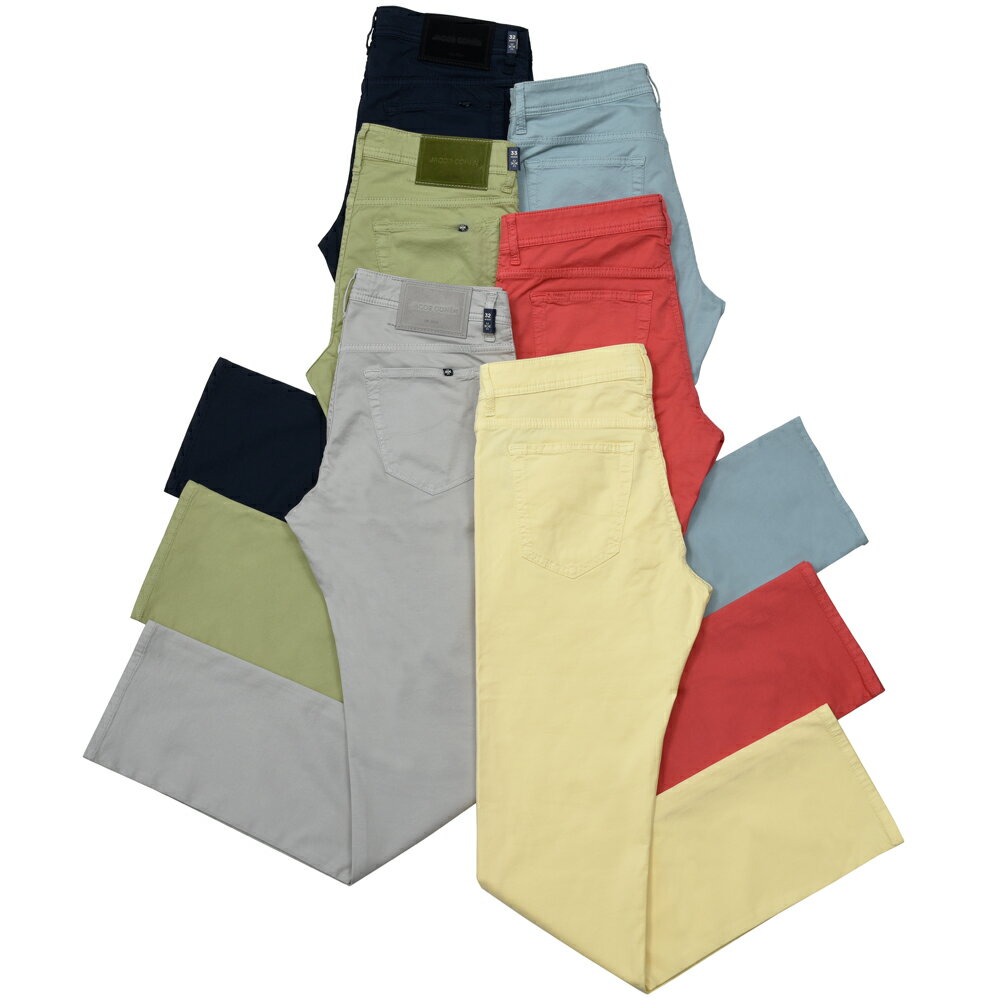 Rakuten - JACOB COHEN（ヤコブコーエン）BARDバード ガーメントダイストレッチコットンリヨセルツイルテーパードパンツ 226-52896 53065005052