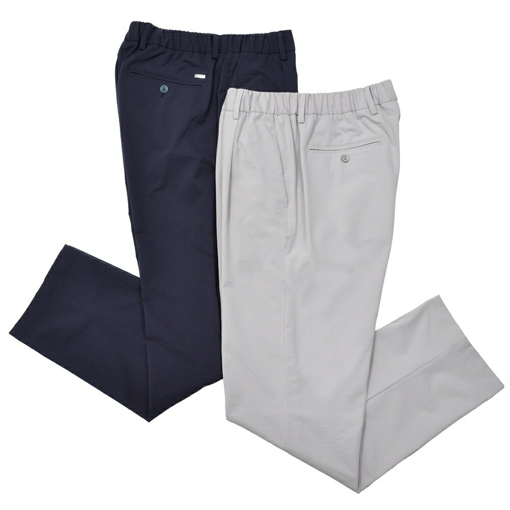 HERNO（ヘルノ）テックシアサッカー1プリーツシャーリングパンツ PT000093U-12684 13061600132