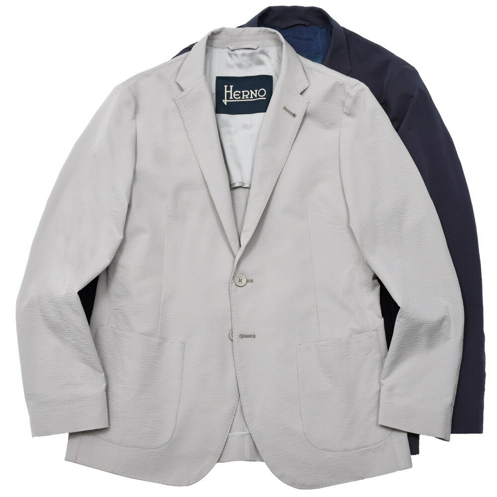 HERNO（ヘルノ）テックシアサッカー2Bジャケット GA000192U-12684 17061600132