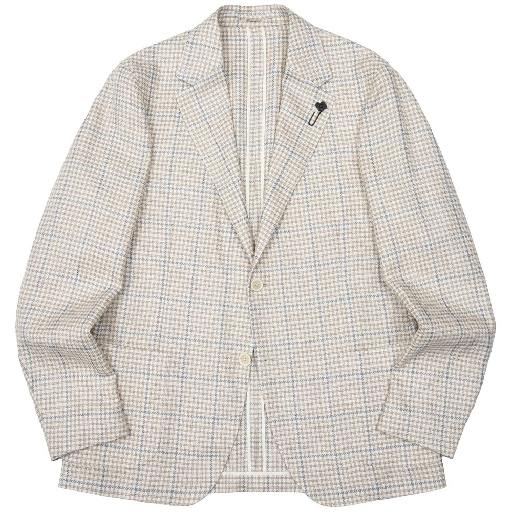 Rakuten - LARDINI（ラルディーニ）ROMAローマ コットンリネンライトツィードオーバーチェック2Bジャケット 6116-A6202Q6512 17065004109