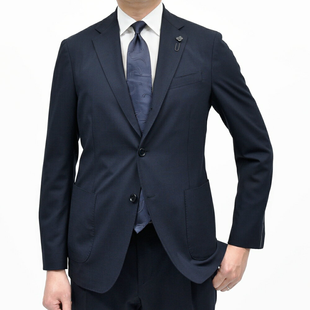 LARDINI（ラルディーニ）EASY WEARイージーウェア テックウールシャドーグレンチェック3B1Pスーツ 6116-8091AQ6704 17165000109 3