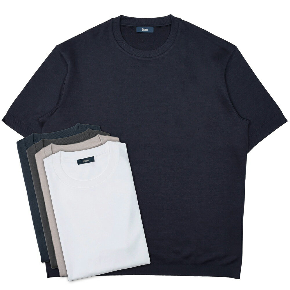 ヘルノ HERNO 半袖ニット Tシャツ ENDLESS VISCOSE MONOGRAM サマーニット リブニット ショートスリーブニット MG000137D 76041 1000 楽天市場】herno（Tシャツ・カットソー｜トップス）：メンズ