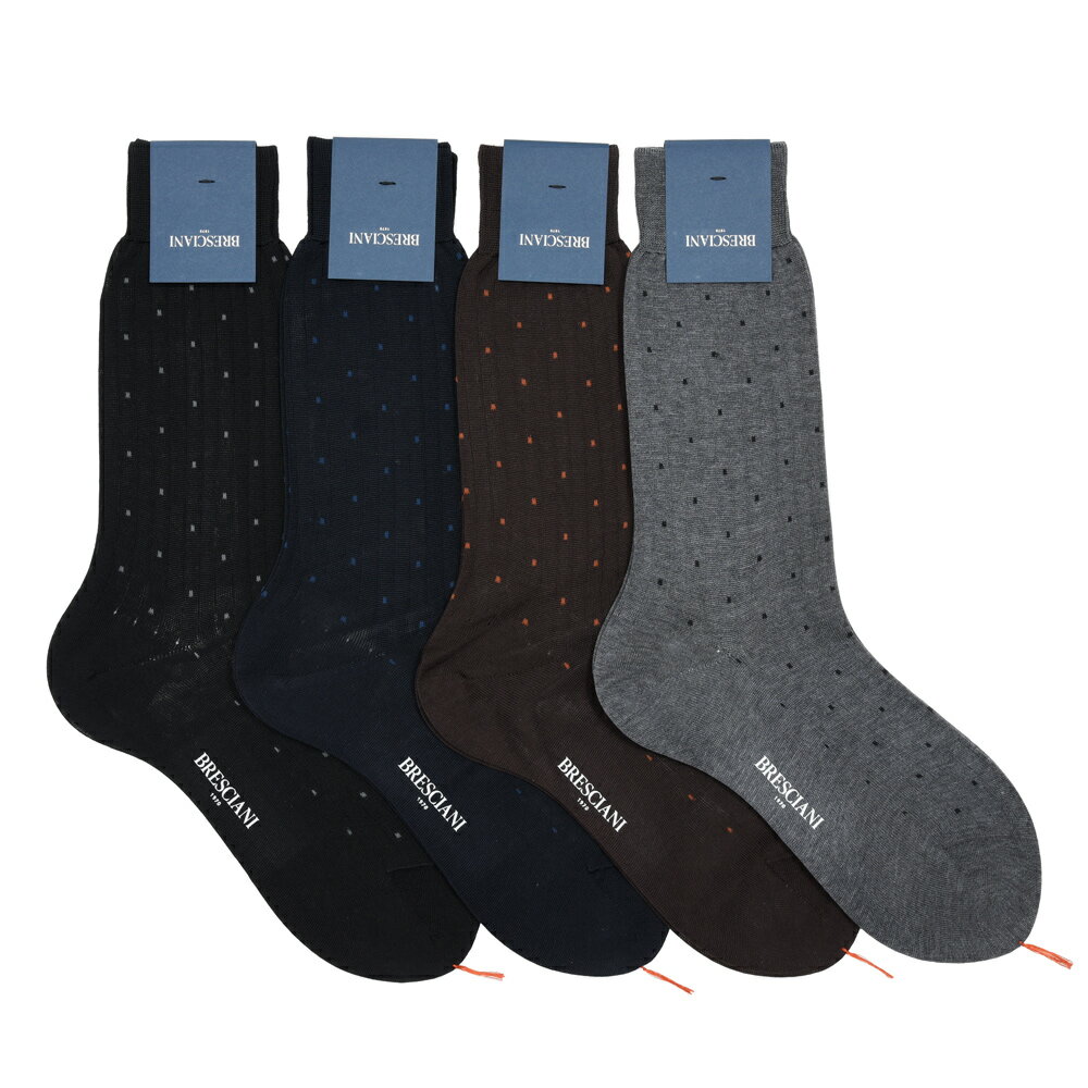 Rakuten - BRESCIANI（ブレッシアーニ）コットンドットドレスソックス / SIZE 10 18061204146