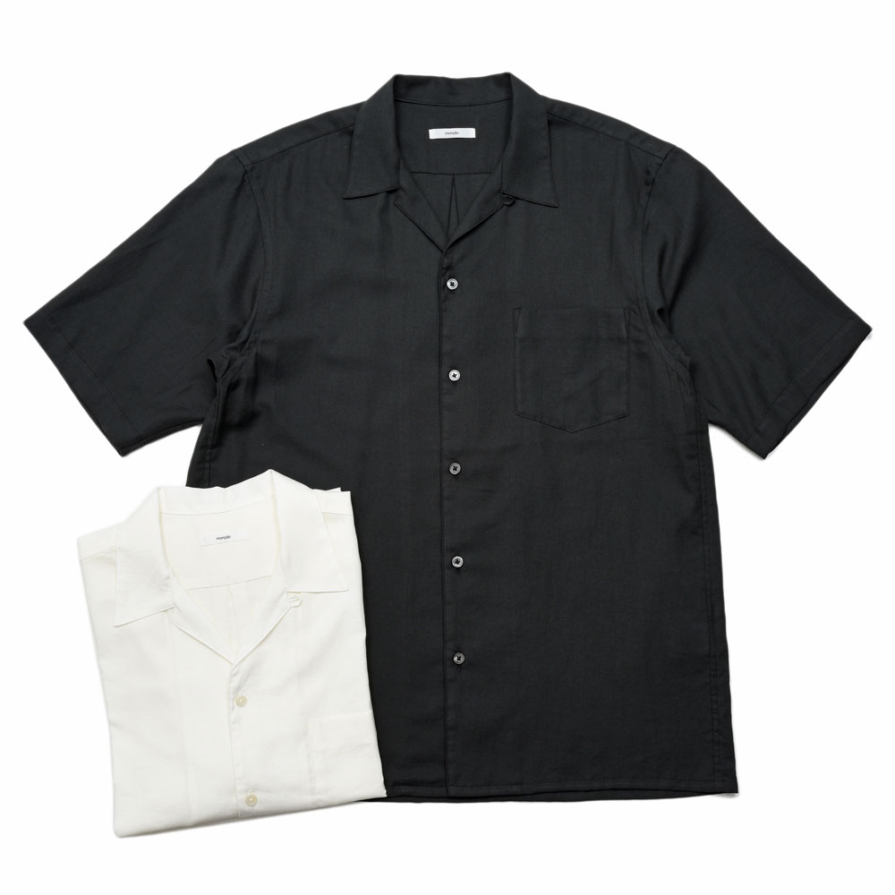 Rakuten - moncao（モンサオ）コットンシルクオープンカラーS/Sシャツ M021387-CS 11061401172