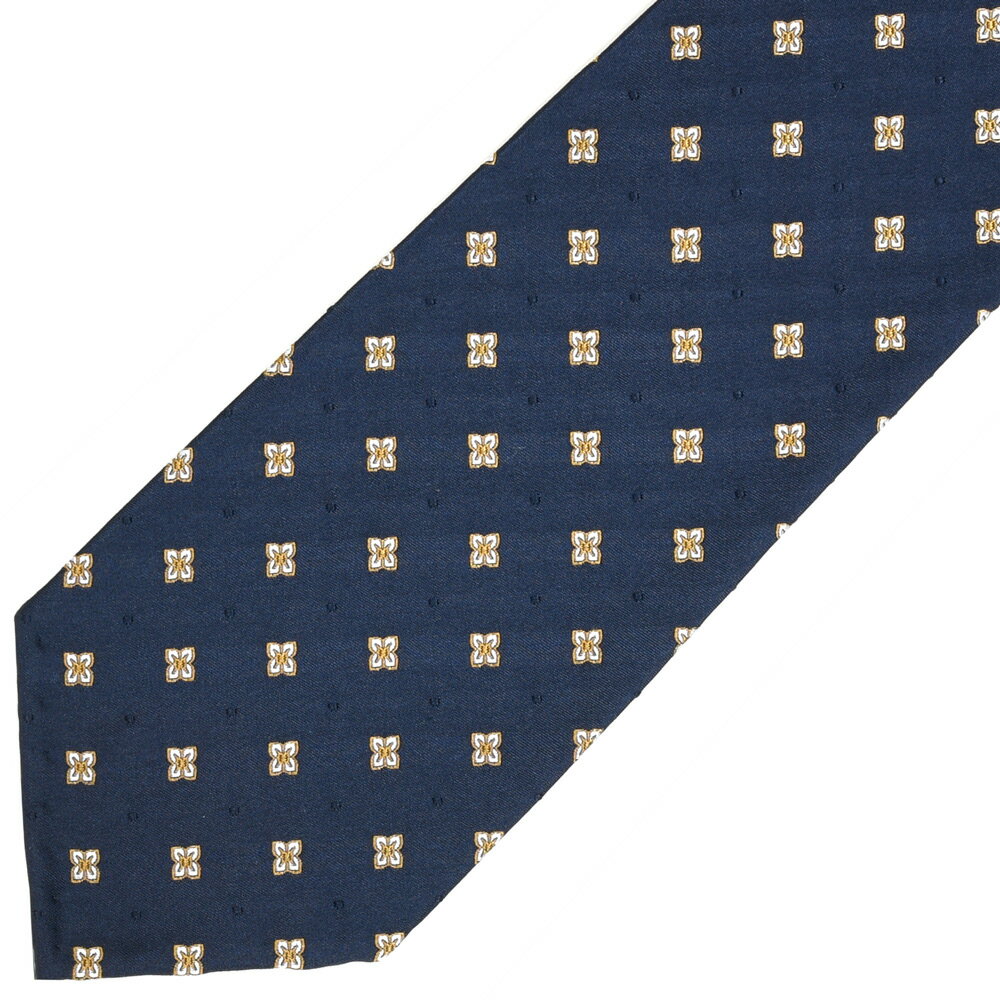 TIE ネイビー系 ニット調ストライプ セッテピエゲ タイユアタイ TIEYOURTIE YOUR タイ）シルクコットンブロックストライプ ユア TIE（タイ 小物