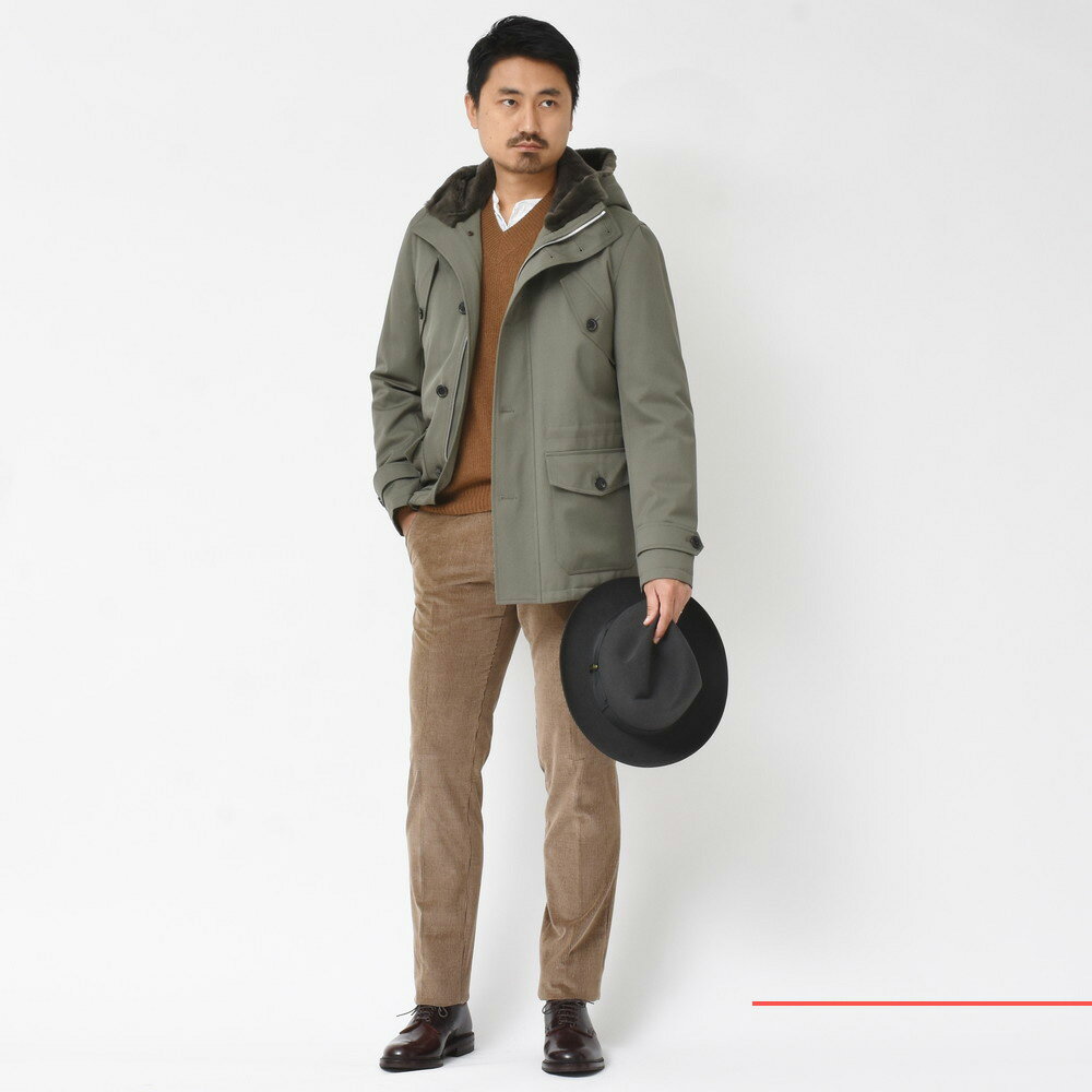 SERAPHIN（セラファン）LoroPianaウォーターレペレントウールギャバジンパデッドマウンテンパーカ BENAWA 14072002025