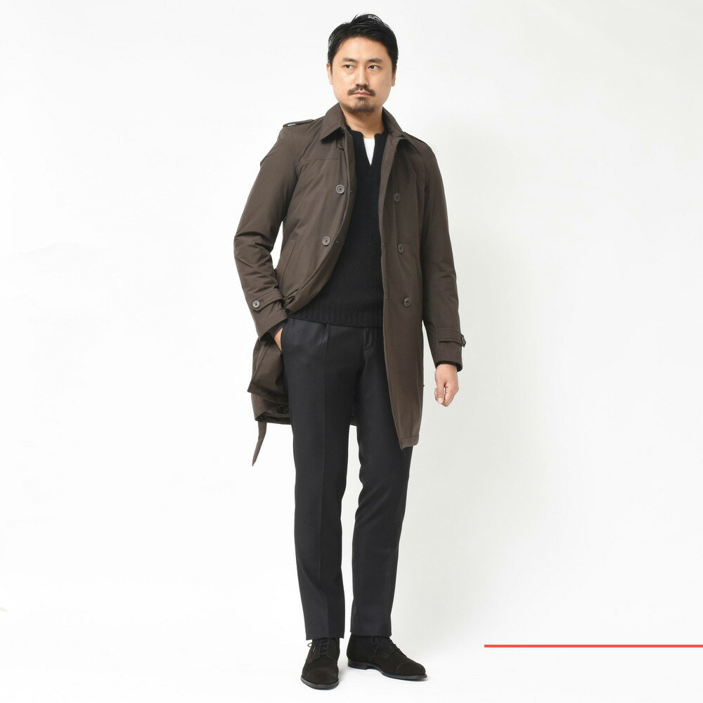 Herno ヘルノ Laminarラミナー 2レイヤーゴアテックスダウンライナーデタッチャブルフーディートレンチコート Pi113ul Guji Online Shop グジ オンラインショップ