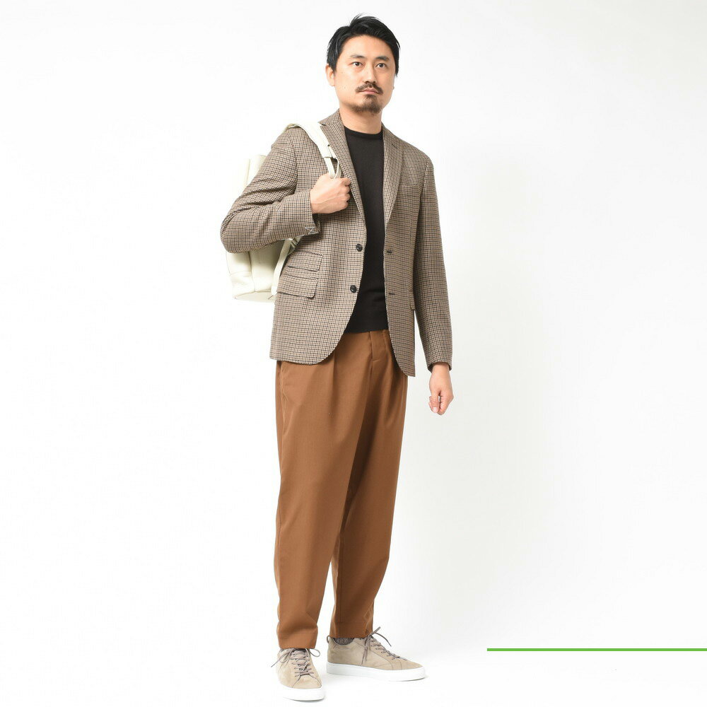 THE GIGI DEGAS 46 ハウンドトゥース ジャケット ブラウン www.csm.fi.cr