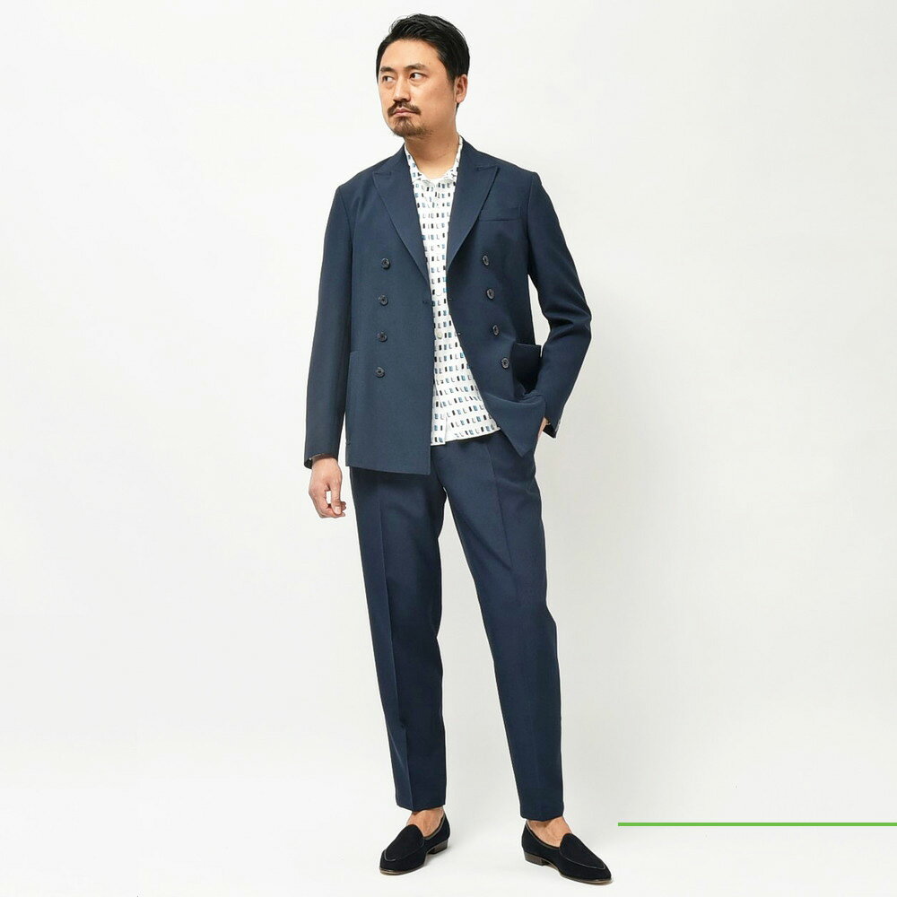 THE GIGI(ザ ジジ)ZIGGY ポリエステルソリッド8Bダブルジャケット T