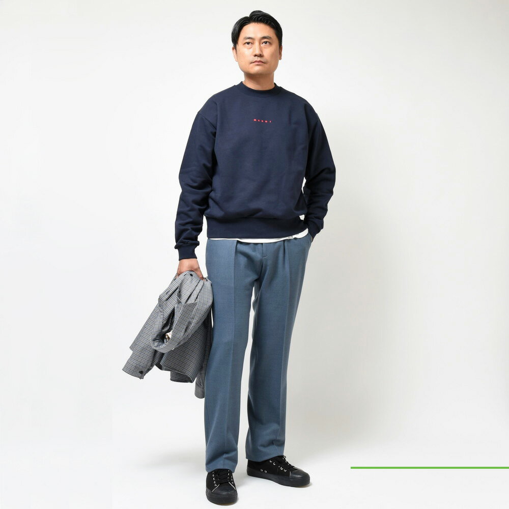 MARNI(マルニ)コットンクルーネックコンパクトロゴスウェット MARNI(マルニ)コットンクルーネックコンパクトロゴスウェット