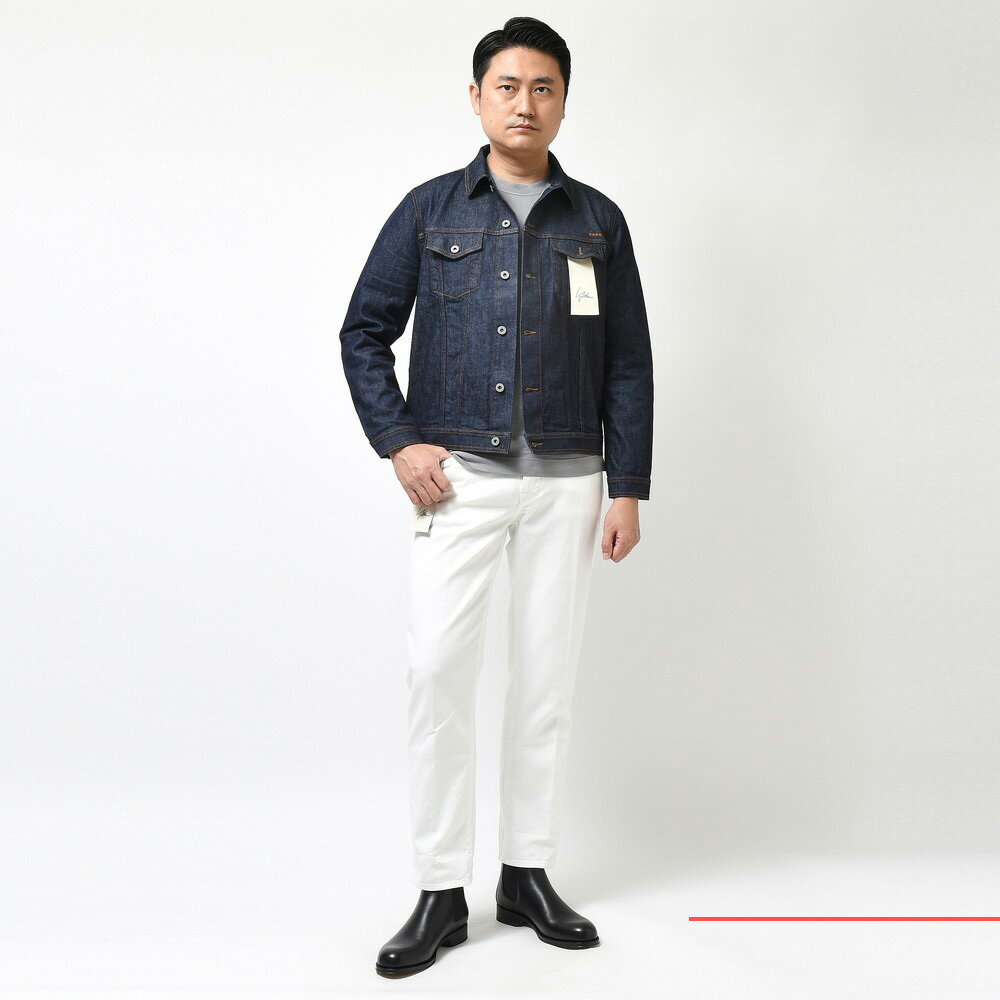 YCHAI(イカイ)GIUBBINOジュビーノ ワンウォッシュ3rdタイプデニム