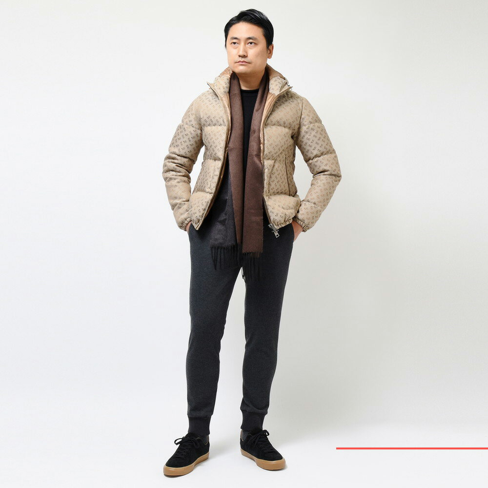 HERNO(ヘルノ)ポリエステルコットンモノグラムジャガード HERNO(ヘルノ)ポリエステルコットンモノグラムジャガード