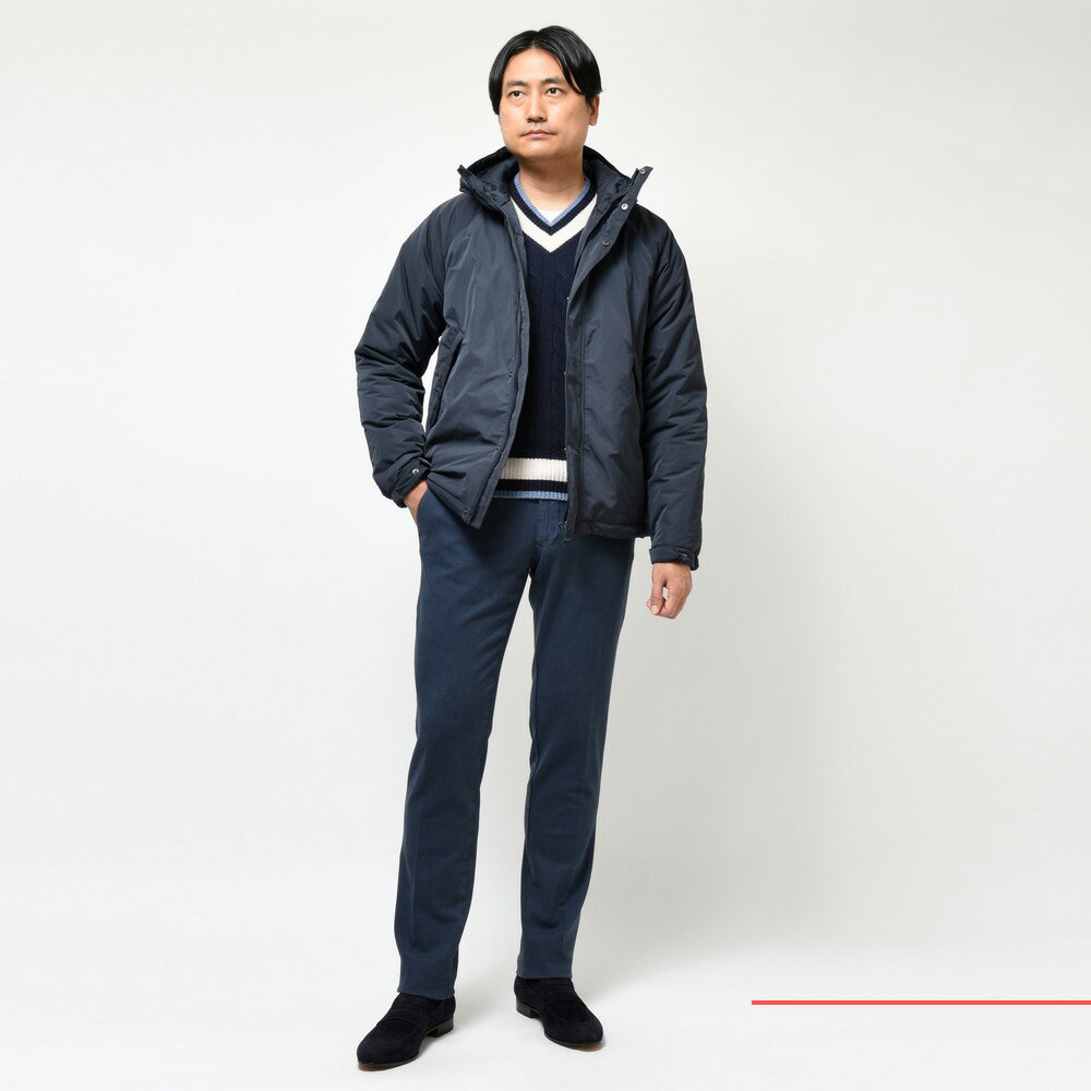 ASPESI(アスペジ)ポリエステルフーディーパデッドブルゾン NEW ASPESI(アスペジ)ポリエステルフーディーパデッドブルゾン NEW