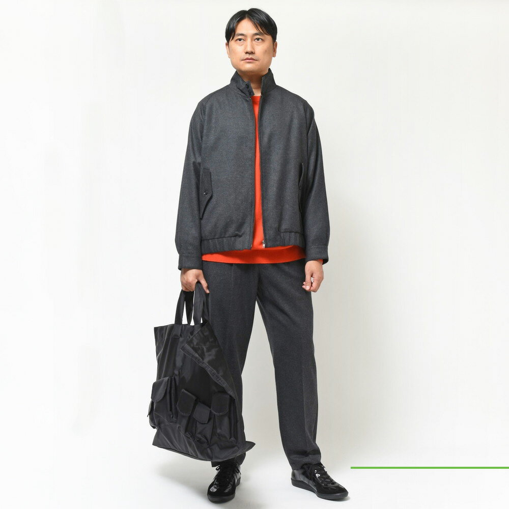 moncao(モンサオ)ウールナイロンフランネルスウィングトップ moncao(モンサオ)ウールナイロンフランネルスウィングトップ