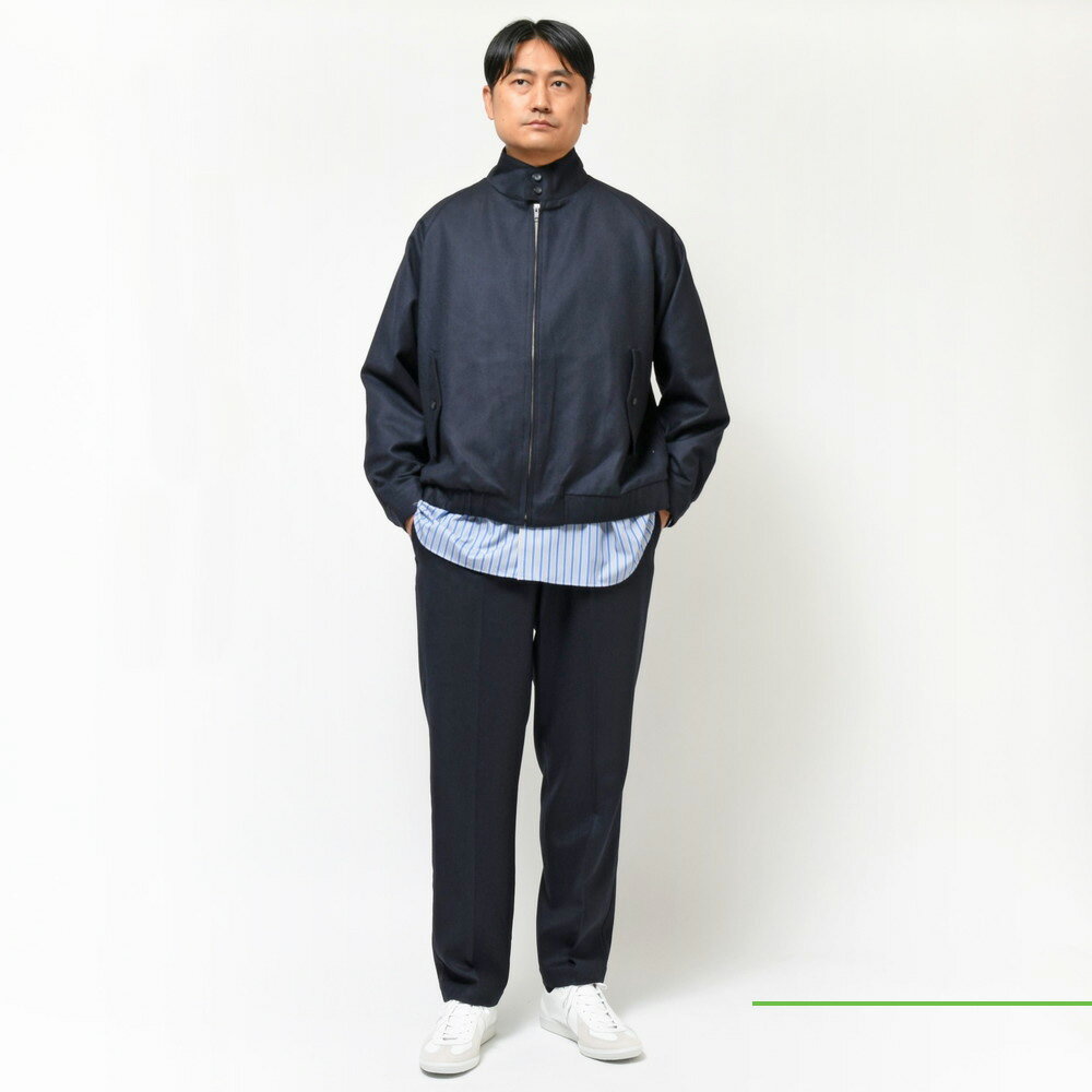 moncao(モンサオ)ウールナイロンフランネルスウィングトップ moncao(モンサオ)ウールナイロンフランネルスウィングトップ