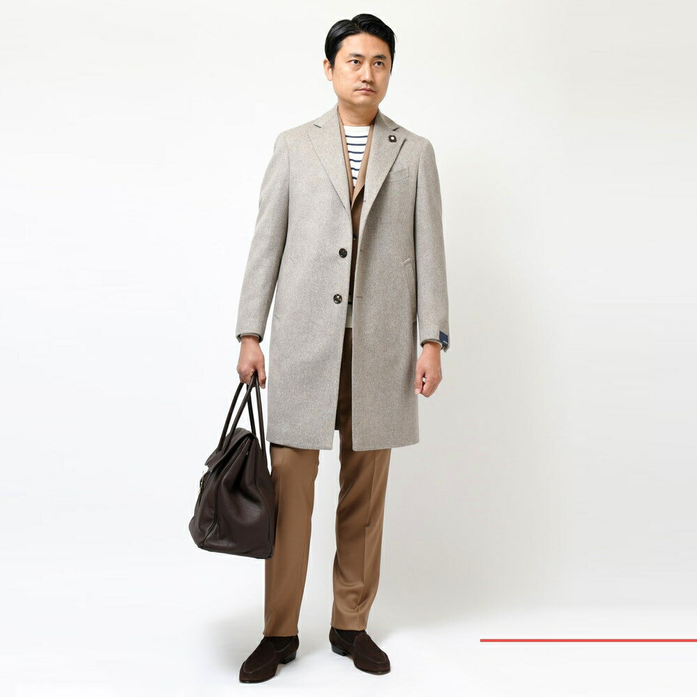 LARDINI(ラルディーニ)LoroPianaウールフランネルソリッド LARDINI(ラルディーニ)LoroPianaウールフランネルソリッド