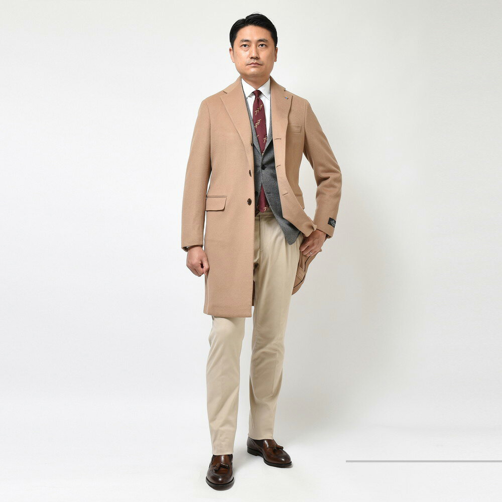 Belvest(ベルベスト)カシミアフランネルソリッドチェスター Belvest(ベルベスト)カシミアフランネルソリッドチェスター