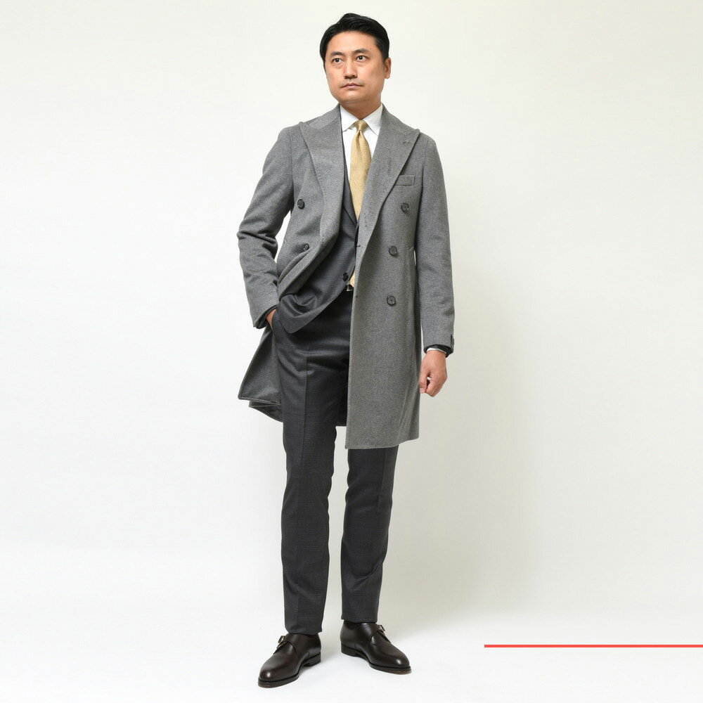TAGLIATORE(タリアトーレ)カシミアフランネルダブルチェスター TAGLIATORE(タリアトーレ)カシミアフランネルダブルチェスター