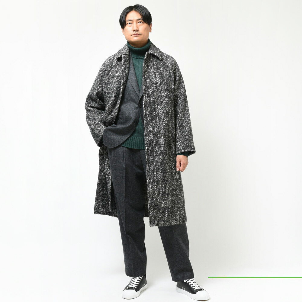 HEUGN(ユーゲン)Daniel Gray Tweed ウールツィード HEUGN(ユーゲン)Daniel Gray Tweed ウールツィード