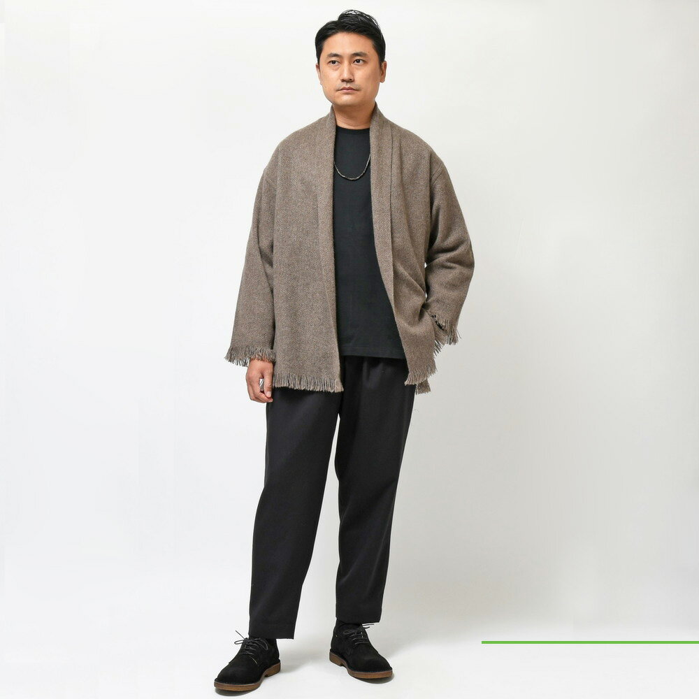 COMOLI(コモリ)×Norlha(ノラ)ヤクウールストールジャケット NOMAD