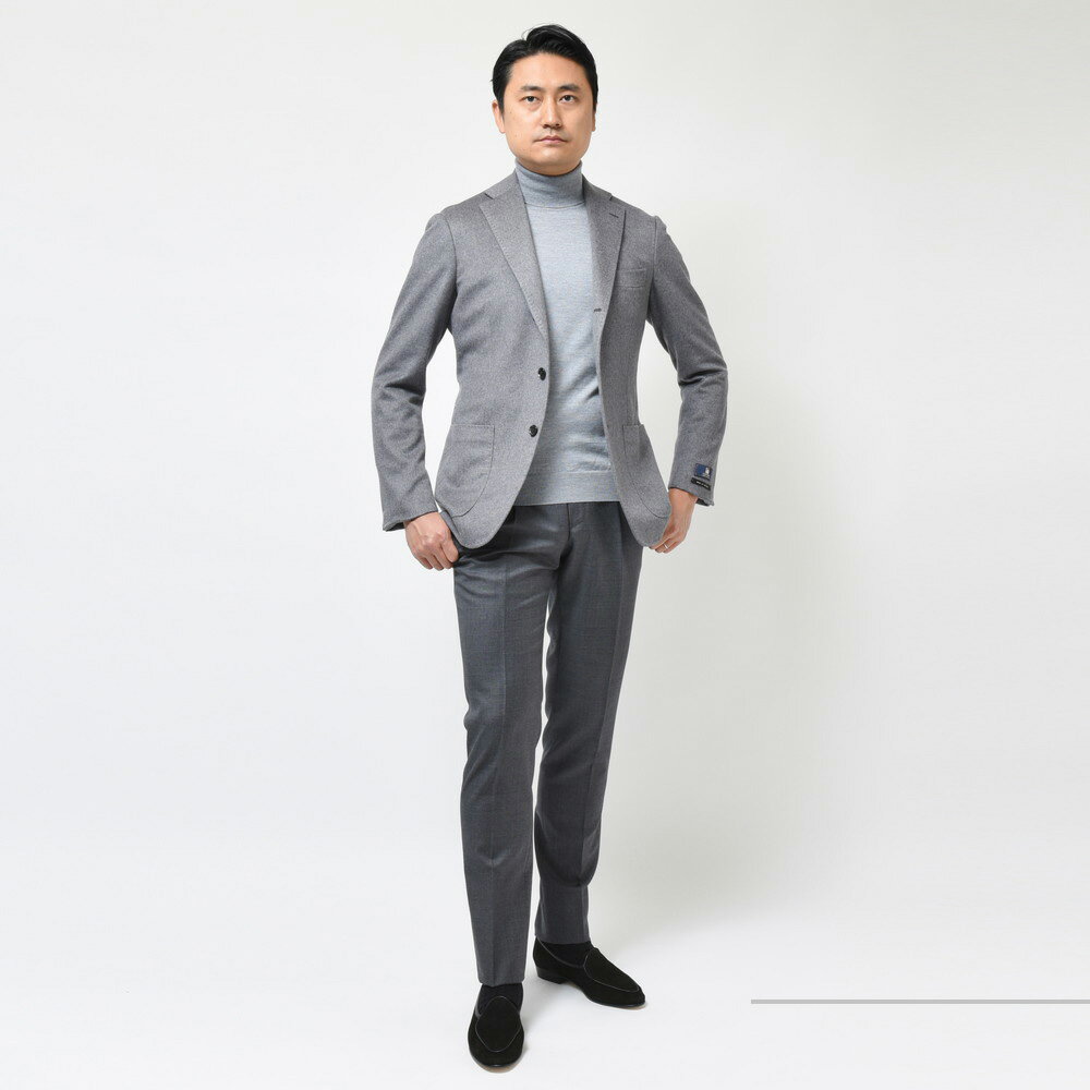 guji(グジ)カシミアフランネルソリッド3Bジャケット(MADE BY guji(グジ)カシミアフランネルソリッド3Bジャケット(MADE BY