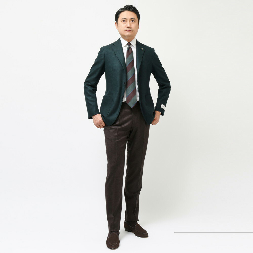 Belvest(ベルベスト)カシミアライトツィード3Bジャケット Belvest(ベルベスト)カシミアライトツィード3Bジャケット