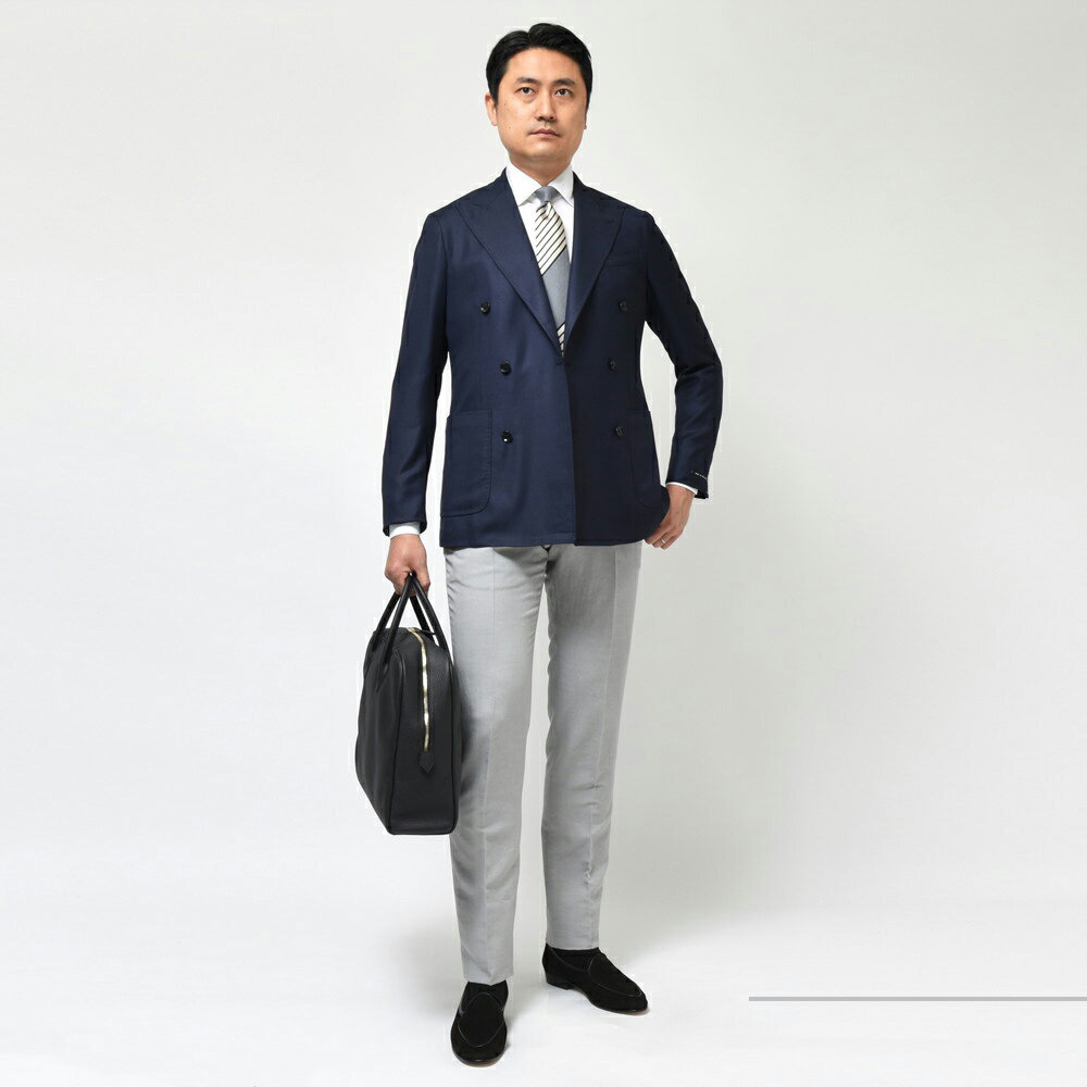 guji(グジ)SUPER150'sウールホップサックソリッド6Bダブル guji(グジ)SUPER150'sウールホップサックソリッド6Bダブル