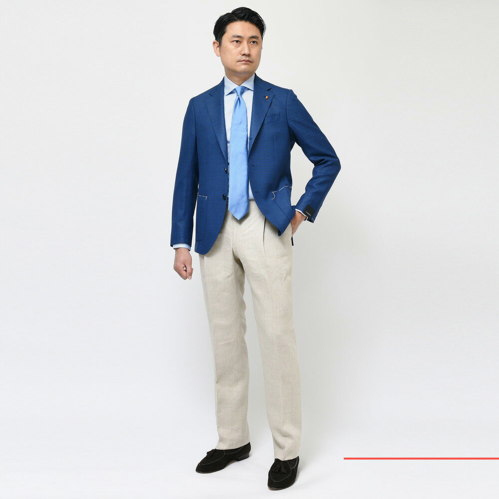 LATORRE（ラトーレ）VITALE BARBERIS CANONICOヴィターレ バルベリス カノニコ ウールホップサックソリッド3B