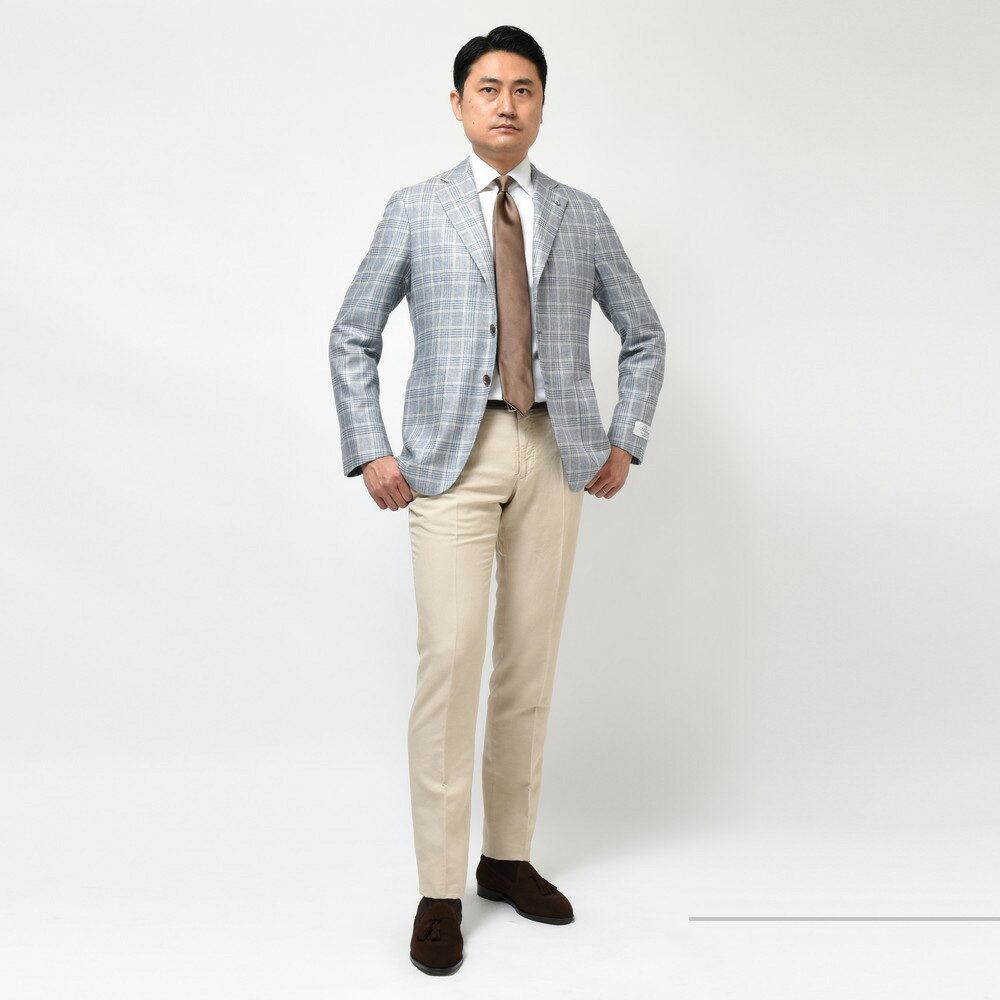 Belvest(ベルベスト)シルクライトツィードオーバーチェック3B Belvest(ベルベスト)シルクライトツィードオーバーチェック3B