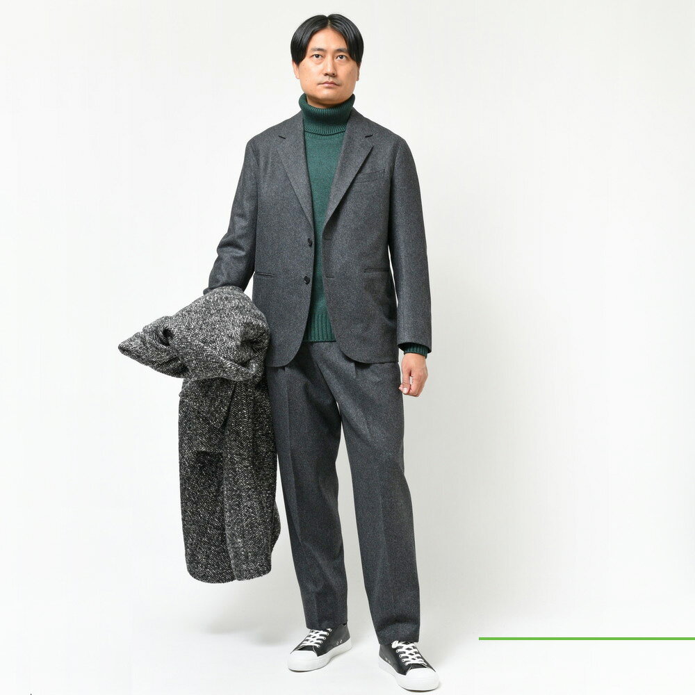 HEUGN(ユーゲン)Steve 2B FLANNEL ウールフランネル2B HEUGN(ユーゲン)Steve 2B FLANNEL ウールフランネル2B
