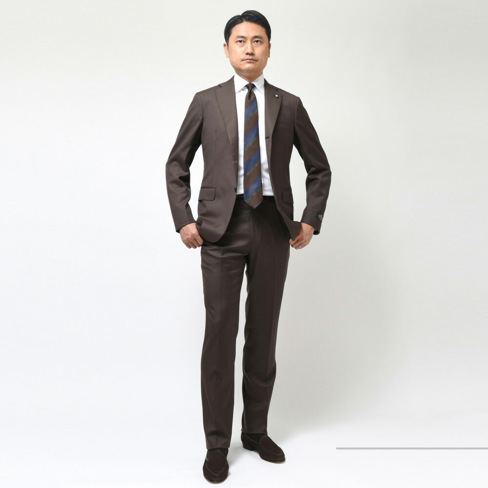 Belvest(ベルベスト)SUPER110'sウールサージソリッド3Bスーツ Belvest(ベルベスト)SUPER110'sウールサージソリッド3Bスーツ
