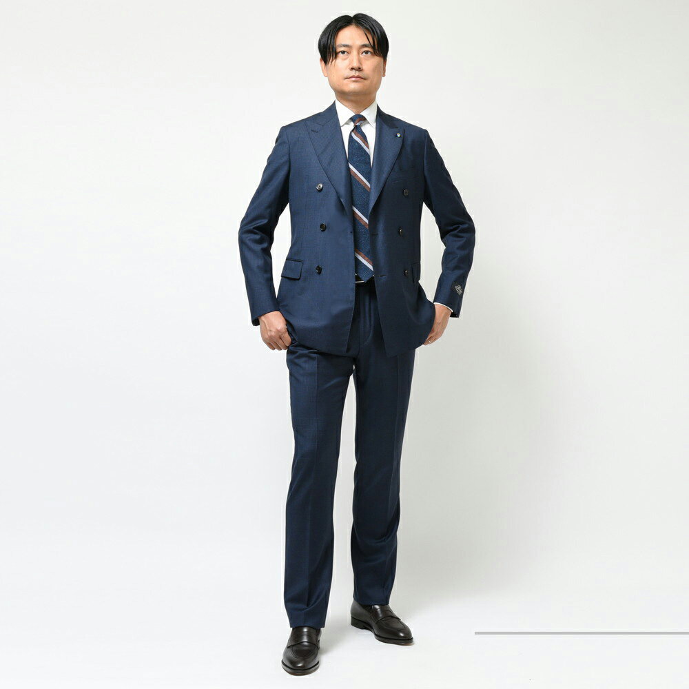 SALE】Belvest(ベルベスト)SUPER130's ウールオーバーチェック6B1プリーツダブルスーツ A310S-1127 17136202020|guji online shop(グジ オンラインショップ) SALE】Belvest(ベルベスト)SUPER130's ウールオーバーチェック6B1プリーツダブルスーツ A310S-1127 17136202020|guji online shop(グジ オンラインショップ)