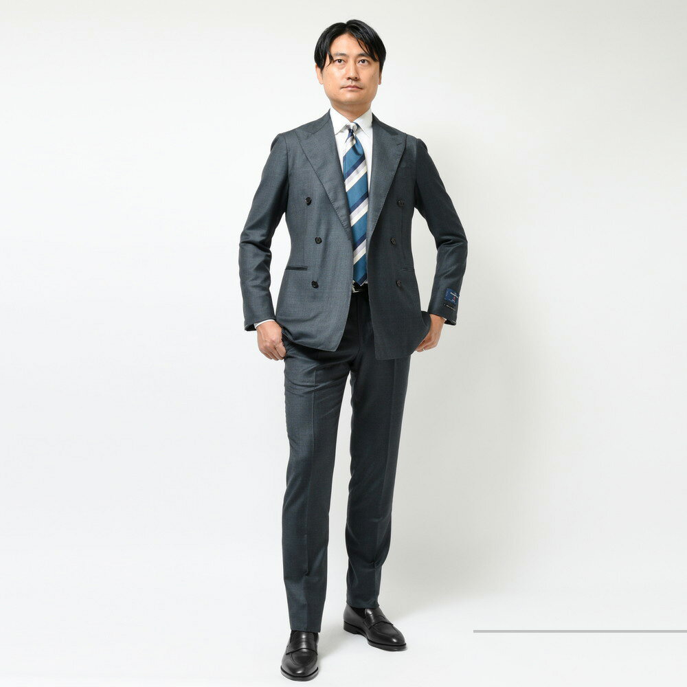 guji(グジ)TROFEOトロフェオ ウールシャークスキン6B1プリーツ guji(グジ)TROFEOトロフェオ ウールシャークスキン6B1プリーツ