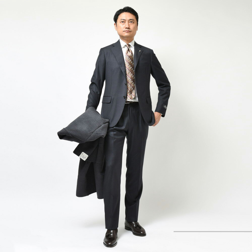 Belvest(ベルベスト)SUPER110'sウールシャークスキン3B1プリーツスーツ A305S-1255 17136200020|guji online shop(グジ オンラインショップ) Belvest(ベルベスト)SUPER110'sウールシャークスキン3B1プリーツスーツ A305S-1255 17136200020|guji online shop(グジ オンラインショップ)
