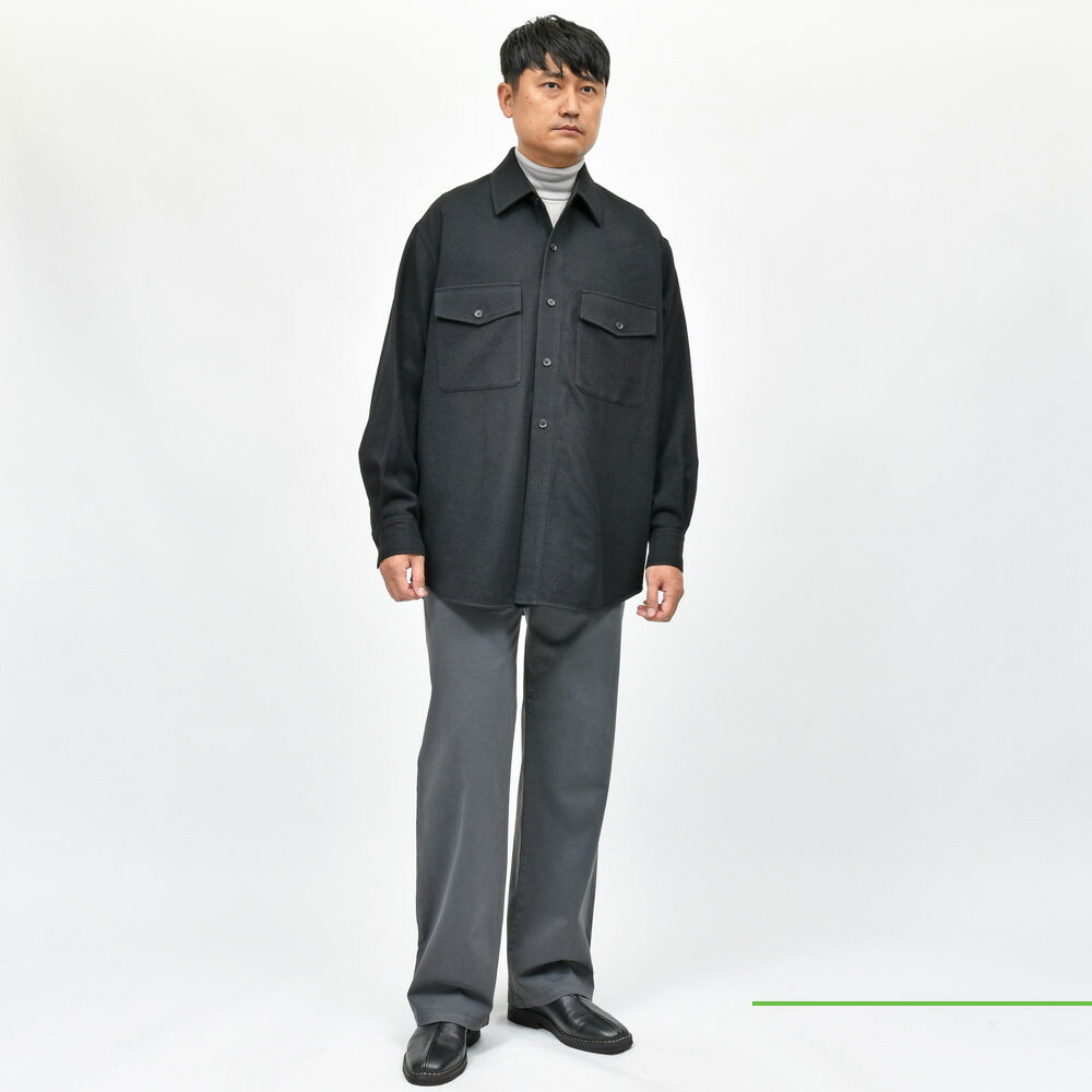 LEMAIRE(ルメール)ウールオーバーシャツ OV1001 LF608 LEMAIRE(ルメール)ウールオーバーシャツ OV1001 LF608