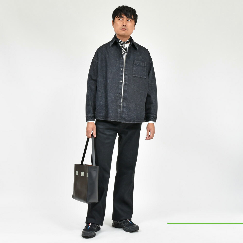 MARNI(マルニ)ウォッシュドコットンデニムシャツ CUJU0061A2 MARNI(マルニ)ウォッシュドコットンデニムシャツ CUJU0061A2