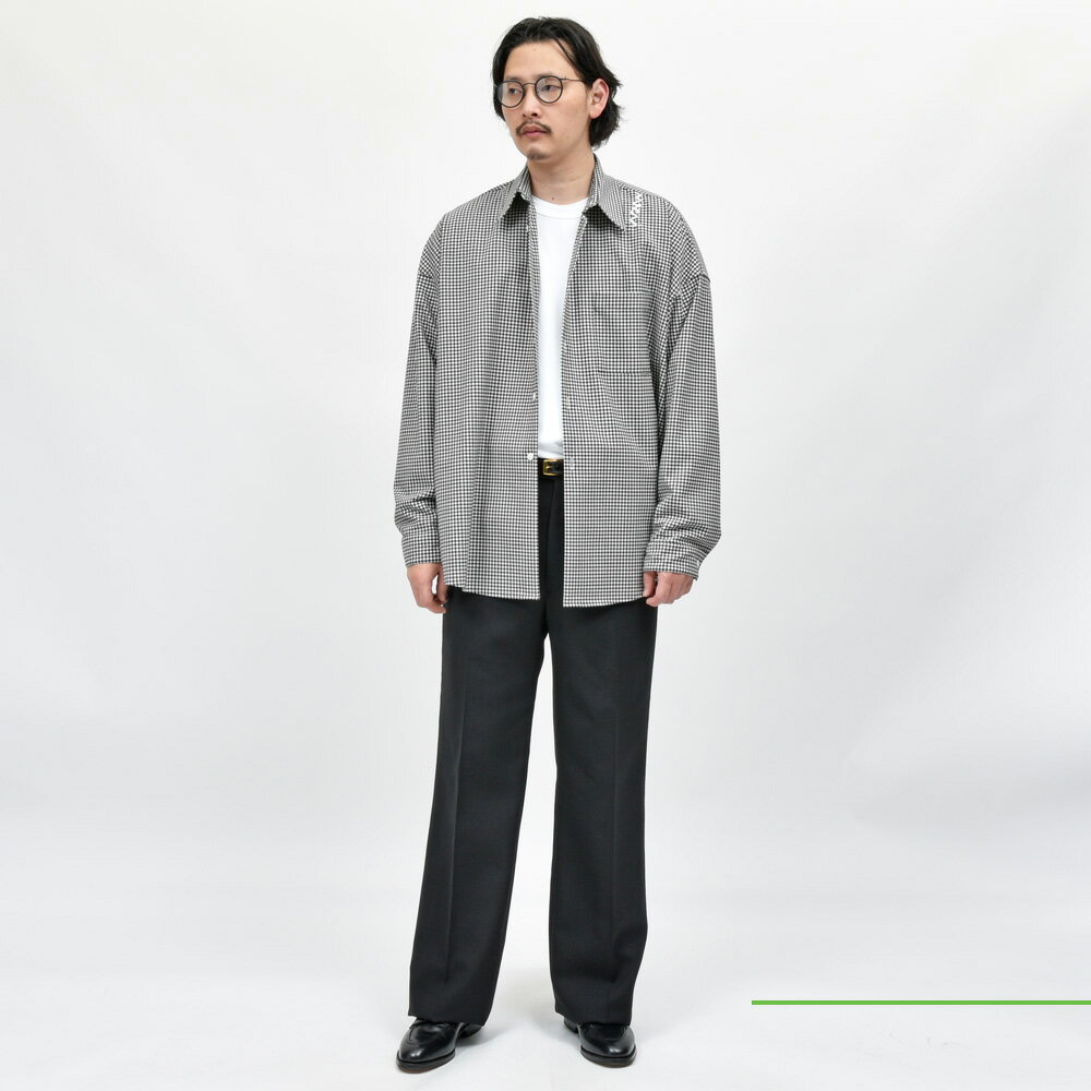 MARNI(マルニ)ポリエステルウールギンガムチェックシャツ MARNI(マルニ)ポリエステルウールギンガムチェックシャツ