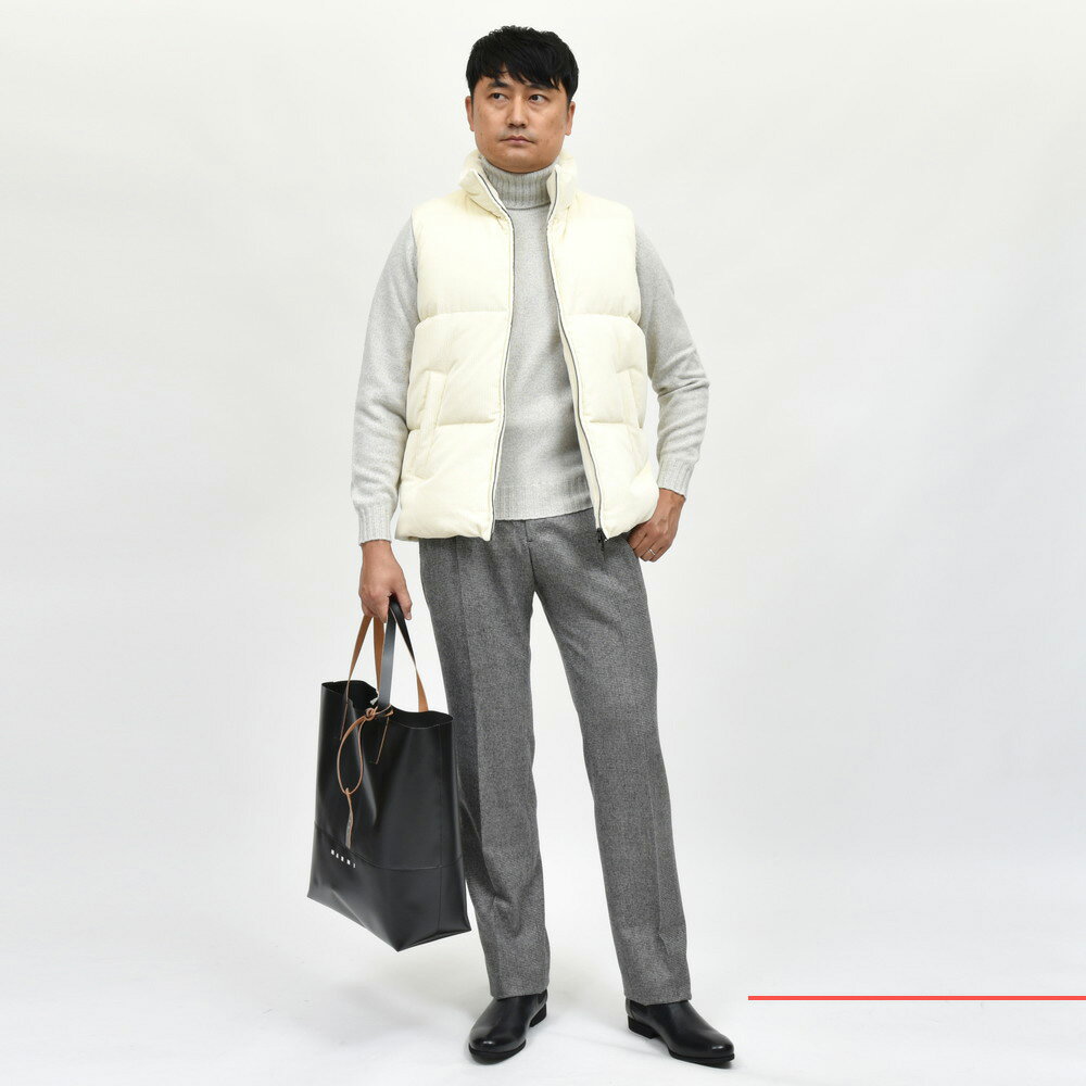HERNO(ヘルノ)コットンカシミアコーデュロイダウンベスト HERNO(ヘルノ)コットンカシミアコーデュロイダウンベスト