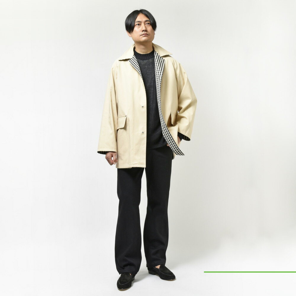 HEUGN(ユーゲン)LAURENCE コットンリバーシブルショートステン HEUGN(ユーゲン)LAURENCE コットンリバーシブルショートステン