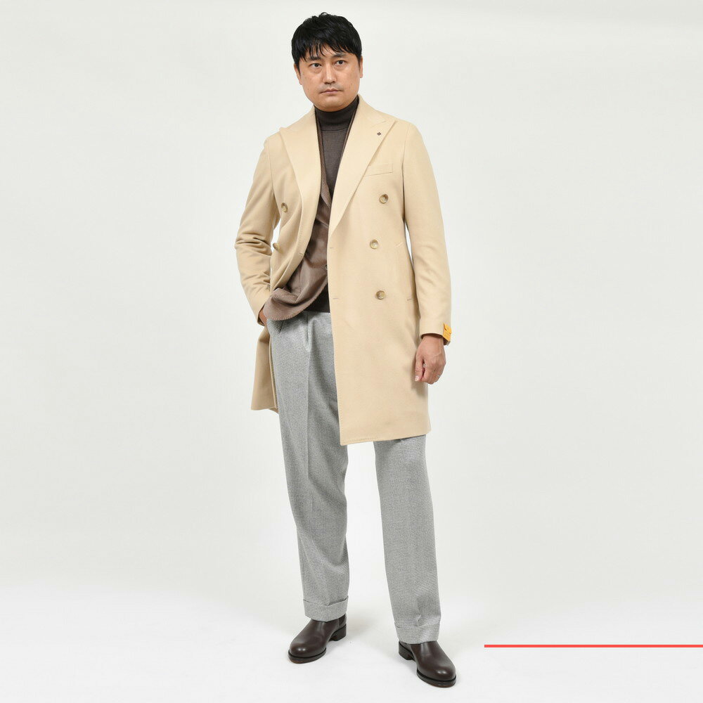 TAGLIATORE(タリアトーレ)ウールカシミアフランネルダブル TAGLIATORE(タリアトーレ)ウールカシミアフランネルダブル