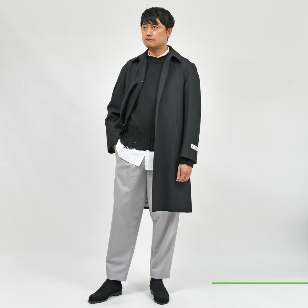 MARNI(マルニ)ポリエステルウールトロピカルバルカラーコート MARNI(マルニ)ポリエステルウールトロピカルバルカラーコート
