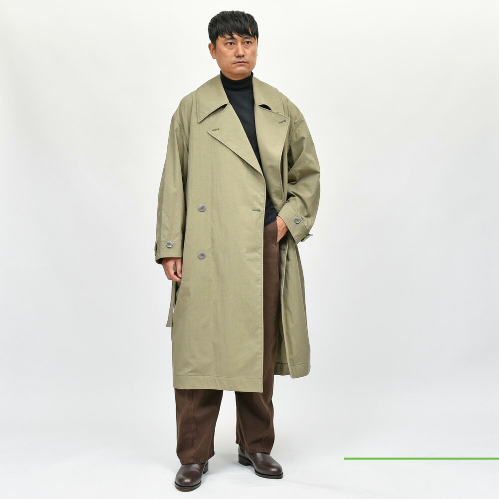 LEMAIRE(ルメール)コットンナイロンチベタントレンチコート LEMAIRE(ルメール)コットンナイロンチベタントレンチコート