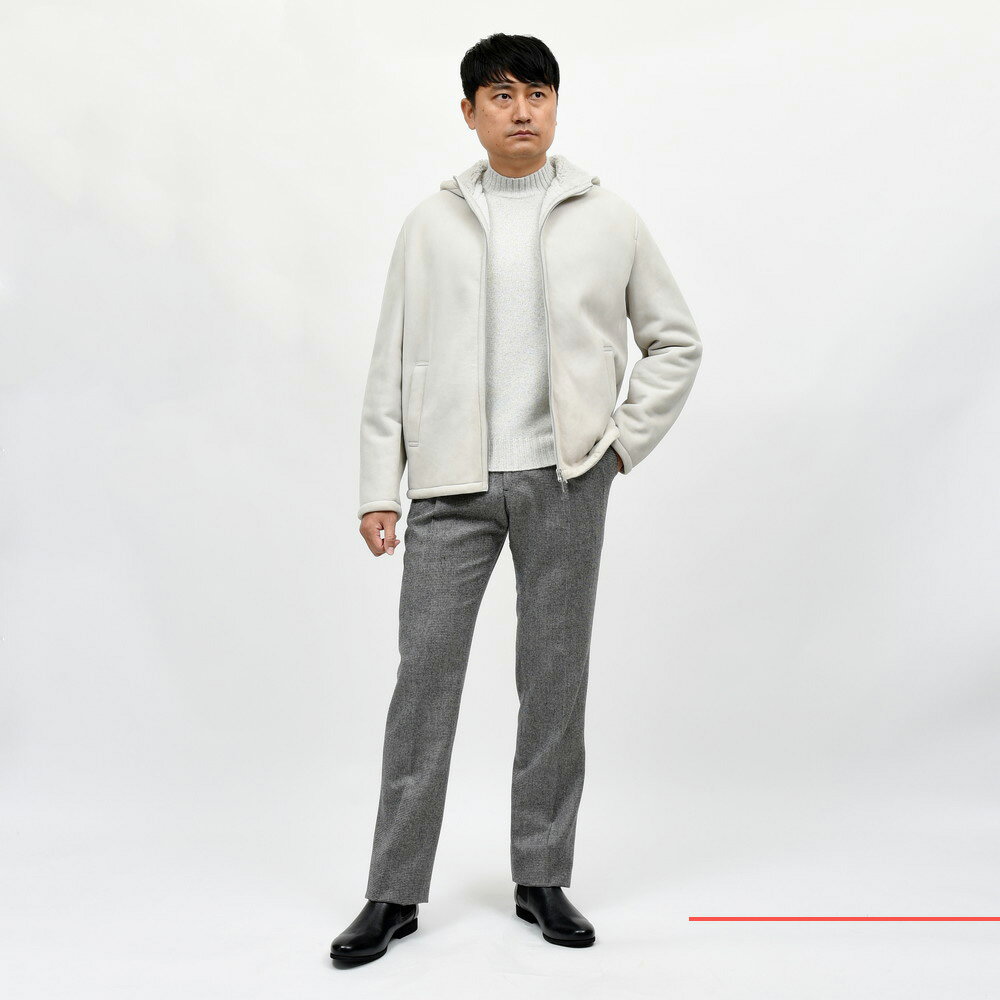LARDINI(ラルディーニ)GALガル ムートンスエードフーディー LARDINI(ラルディーニ)GALガル ムートンスエードフーディー