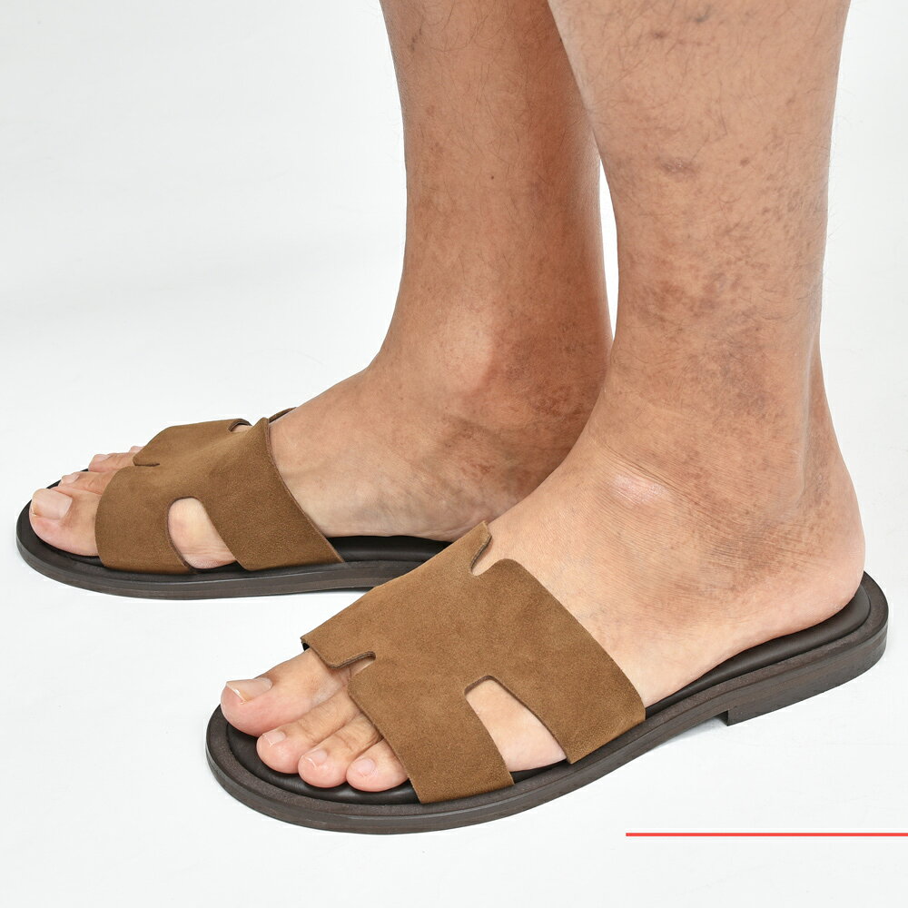 MAURO de BARI（マウロ ディ バリ）カーフスエードストラップサンダル 6029 15151000039