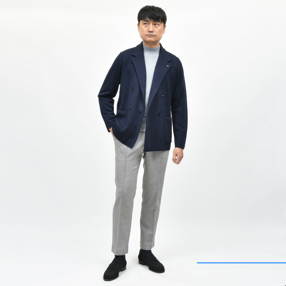 LARDINI(ラルディーニ)ウールミラノリブダブルニット LARDINI(ラルディーニ)ウールミラノリブダブルニット