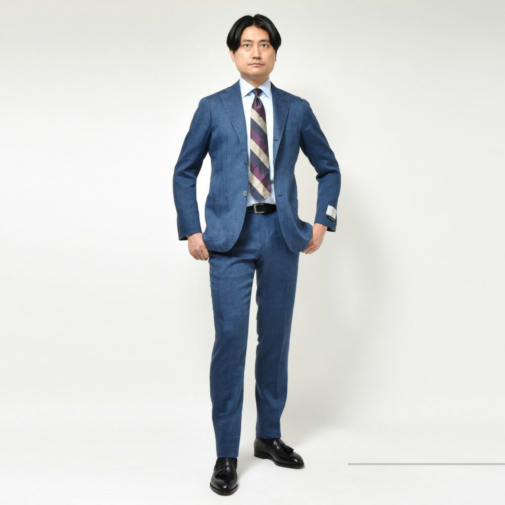 guji(グジ)リネンウールヘリンボーン3Bジャケット(MADE BY guji(グジ)リネンウールヘリンボーン3Bジャケット(MADE BY