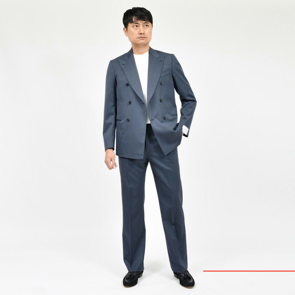 CARUSO(カルーゾ)NORMAノルマ ストレッチウールギャバジン6B CARUSO(カルーゾ)NORMAノルマ ストレッチウールギャバジン6B