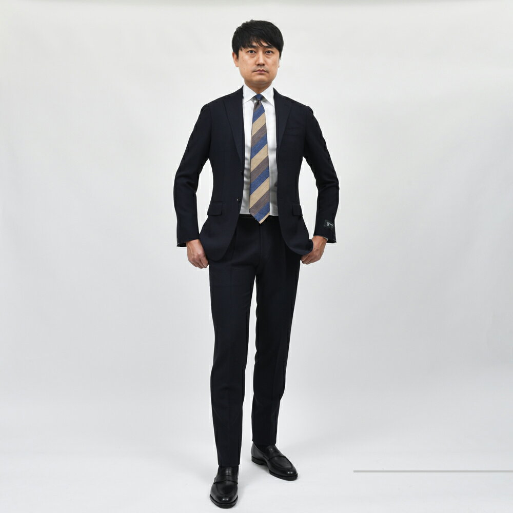 guji(グジ)ウールモヘア3B1プリーツソリッドスーツ(MADE BY guji(グジ)ウールモヘア3B1プリーツソリッドスーツ(MADE BY