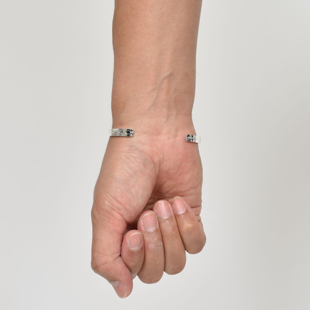 Samuel Gassmann（サミュエル ガスマン）スターリングシルバーバングル CHAIN BANGLE 19441403172